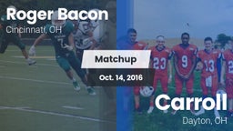 Matchup: Roger Bacon vs. Carroll  2016