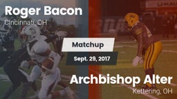 Matchup: Roger Bacon vs. Archbishop Alter  2017