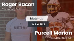 Matchup: Roger Bacon vs. Purcell Marian  2019