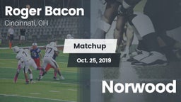 Matchup: Roger Bacon vs. Norwood 2019