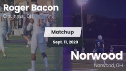Matchup: Roger Bacon vs. Norwood  2020