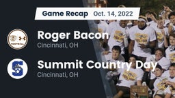Recap: Roger Bacon  vs. Summit Country Day 2022