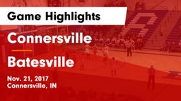 Connersville  vs Batesville  Game Highlights - Nov. 21, 2017