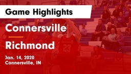 Connersville  vs Richmond  Game Highlights - Jan. 14, 2020