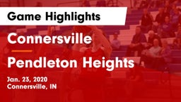 Connersville  vs Pendleton Heights  Game Highlights - Jan. 23, 2020