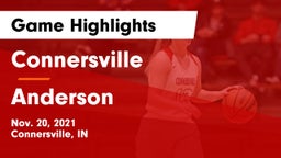 Connersville  vs Anderson  Game Highlights - Nov. 20, 2021