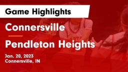 Connersville  vs Pendleton Heights  Game Highlights - Jan. 20, 2023