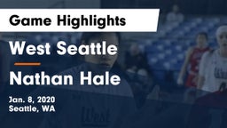 West Seattle  vs Nathan Hale  Game Highlights - Jan. 8, 2020