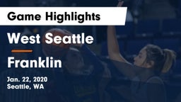 West Seattle  vs Franklin  Game Highlights - Jan. 22, 2020