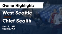 West Seattle  vs Chief Sealth  Game Highlights - Feb. 7, 2020