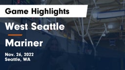 West Seattle  vs Mariner  Game Highlights - Nov. 26, 2022