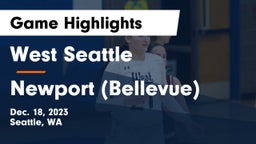 West Seattle  vs Newport  (Bellevue) Game Highlights - Dec. 18, 2023