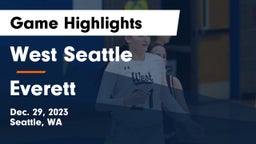 West Seattle  vs Everett  Game Highlights - Dec. 29, 2023