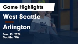 West Seattle  vs Arlington  Game Highlights - Jan. 13, 2024