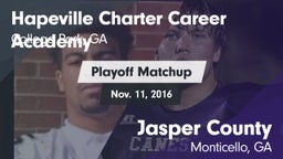 Matchup: Hapeville Charter vs. Jasper County  2016