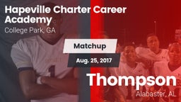 Matchup: Hapeville Charter vs. Thompson  2017