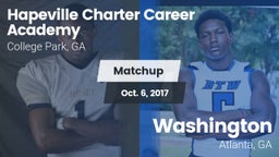 Matchup: Hapeville Charter vs. Washington  2017