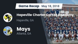 Recap: Hapeville Charter Career Academy vs. Mays  2018