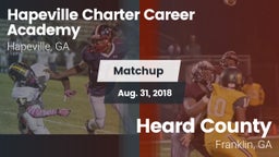 Matchup: Hapeville Charter vs. Heard County  2018