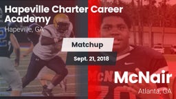 Matchup: Hapeville Charter vs. McNair  2018