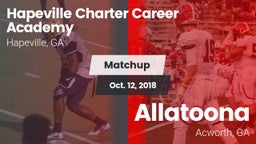 Matchup: Hapeville Charter vs. Allatoona  2018