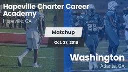 Matchup: Hapeville Charter vs. Washington  2018