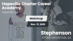 Matchup: Hapeville Charter vs. Stephenson  2020