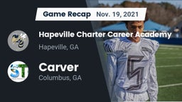Recap: Hapeville Charter Career Academy vs. Carver  2021