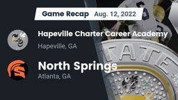 Recap: Hapeville Charter Career Academy vs. North Springs  2022