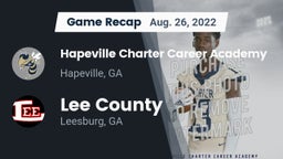 Recap: Hapeville Charter Career Academy vs. Lee County  2022