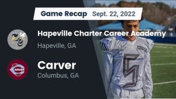 Recap: Hapeville Charter Career Academy vs. Carver  2022