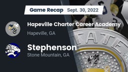 Recap: Hapeville Charter Career Academy vs. Stephenson  2022