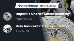 Recap: Hapeville Charter Career Academy vs. Holy Innocents' Episcopal School 2022