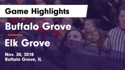 Buffalo Grove  vs Elk Grove  Game Highlights - Nov. 30, 2018