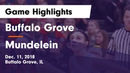 Buffalo Grove  vs Mundelein  Game Highlights - Dec. 11, 2018