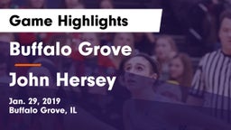 Buffalo Grove  vs John Hersey  Game Highlights - Jan. 29, 2019