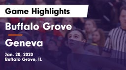 Buffalo Grove  vs Geneva  Game Highlights - Jan. 20, 2020
