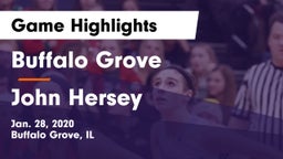 Buffalo Grove  vs John Hersey  Game Highlights - Jan. 28, 2020