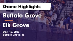 Buffalo Grove  vs Elk Grove  Game Highlights - Dec. 15, 2023