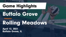 Buffalo Grove  vs Rolling Meadows  Game Highlights - April 12, 2021