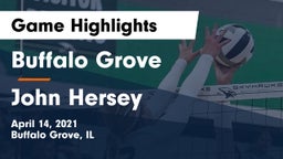 Buffalo Grove  vs John Hersey  Game Highlights - April 14, 2021