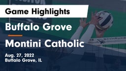 Buffalo Grove  vs Montini Catholic  Game Highlights - Aug. 27, 2022