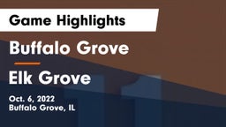 Buffalo Grove  vs Elk Grove  Game Highlights - Oct. 6, 2022