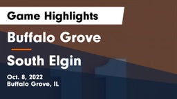 Buffalo Grove  vs South Elgin  Game Highlights - Oct. 8, 2022