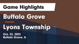 Buffalo Grove  vs Lyons Township  Game Highlights - Oct. 22, 2022