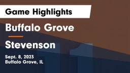 Buffalo Grove  vs Stevenson  Game Highlights - Sept. 8, 2023