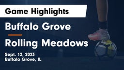 Buffalo Grove  vs Rolling Meadows  Game Highlights - Sept. 12, 2023