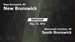 Matchup: New Brunswick High vs. South Brunswick  2016
