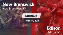 Matchup: New Brunswick High vs. Edison  2016