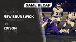 Recap: New Brunswick  vs. Edison  2016